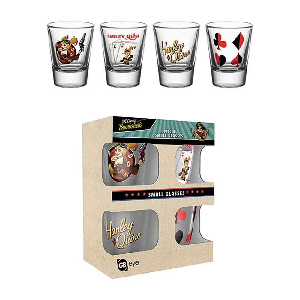 DC Comics Harley Quinn Bombshell - Shot Glasses Bild 1