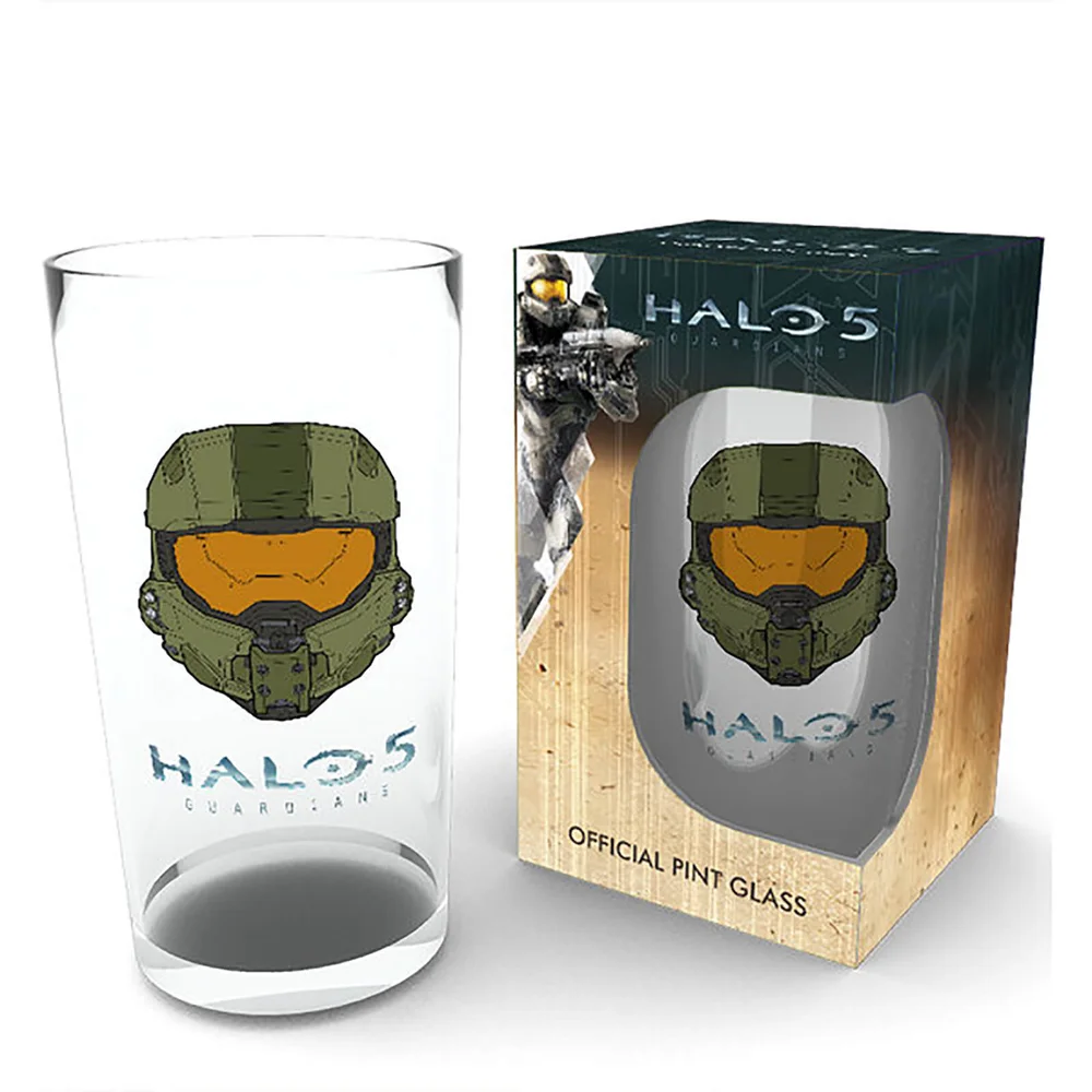 Halo 5 Maske - Bierglas Bild 1