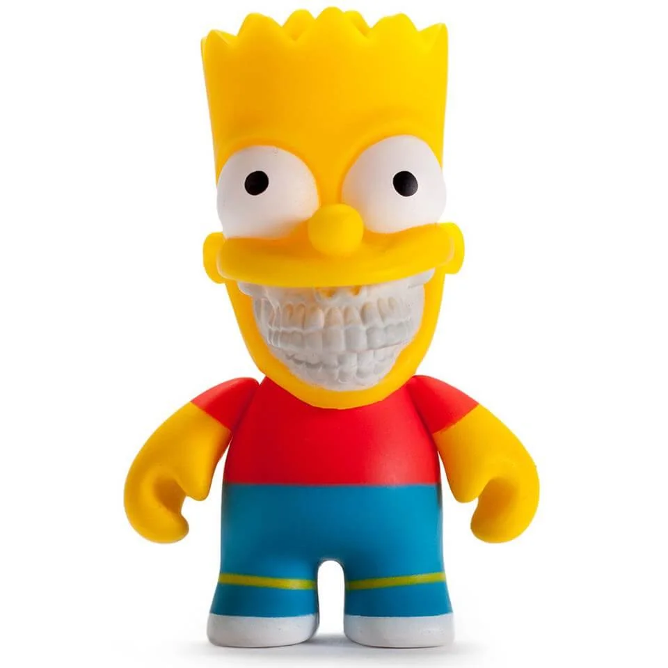 Simpsons Vinyl Figur Homer Grin by Ron English Bild 1