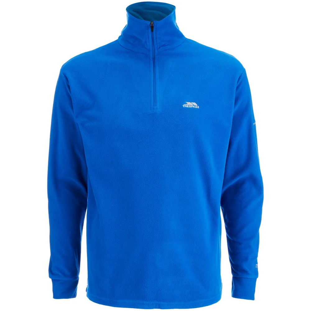 Trespass Men's Masonville Half Zip Fleece Jumper - Electric Blue - S - Blau Bild 1