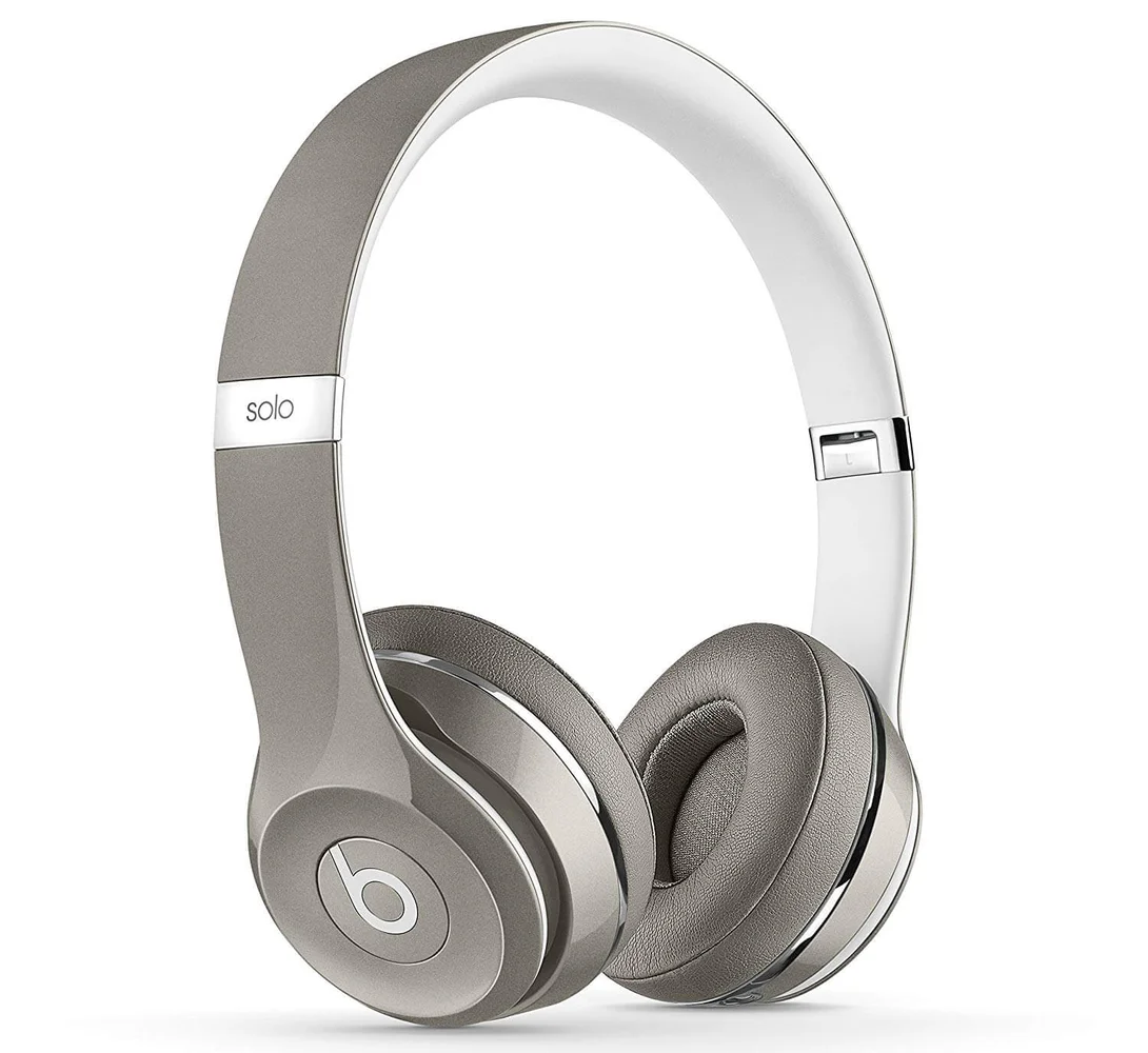 Beats by Dr. Dre: Solo2 Luxe Edition On-Ear Headphones - Silver Bild 1