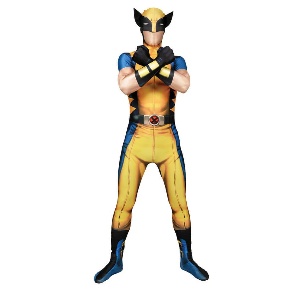 Morphsuit Adults' Marvel Wolverine - M - Gelb Bild 1
