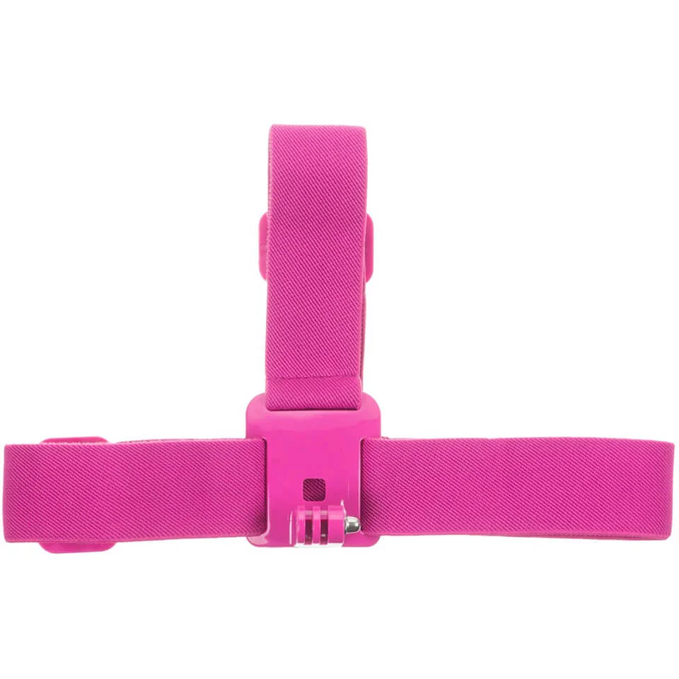 Kitvision Head Strap Mount for Action Cameras (GoPro, Kitvision: Edge H10, Splash, Esc 5 & Esc 5W) - Pink Bild 1