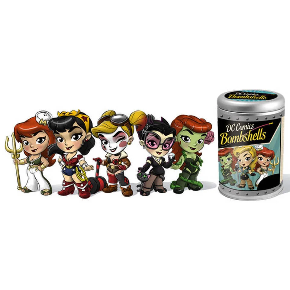 DC Comics Bombshells Blind Tin Vinyl Figures Bild 1