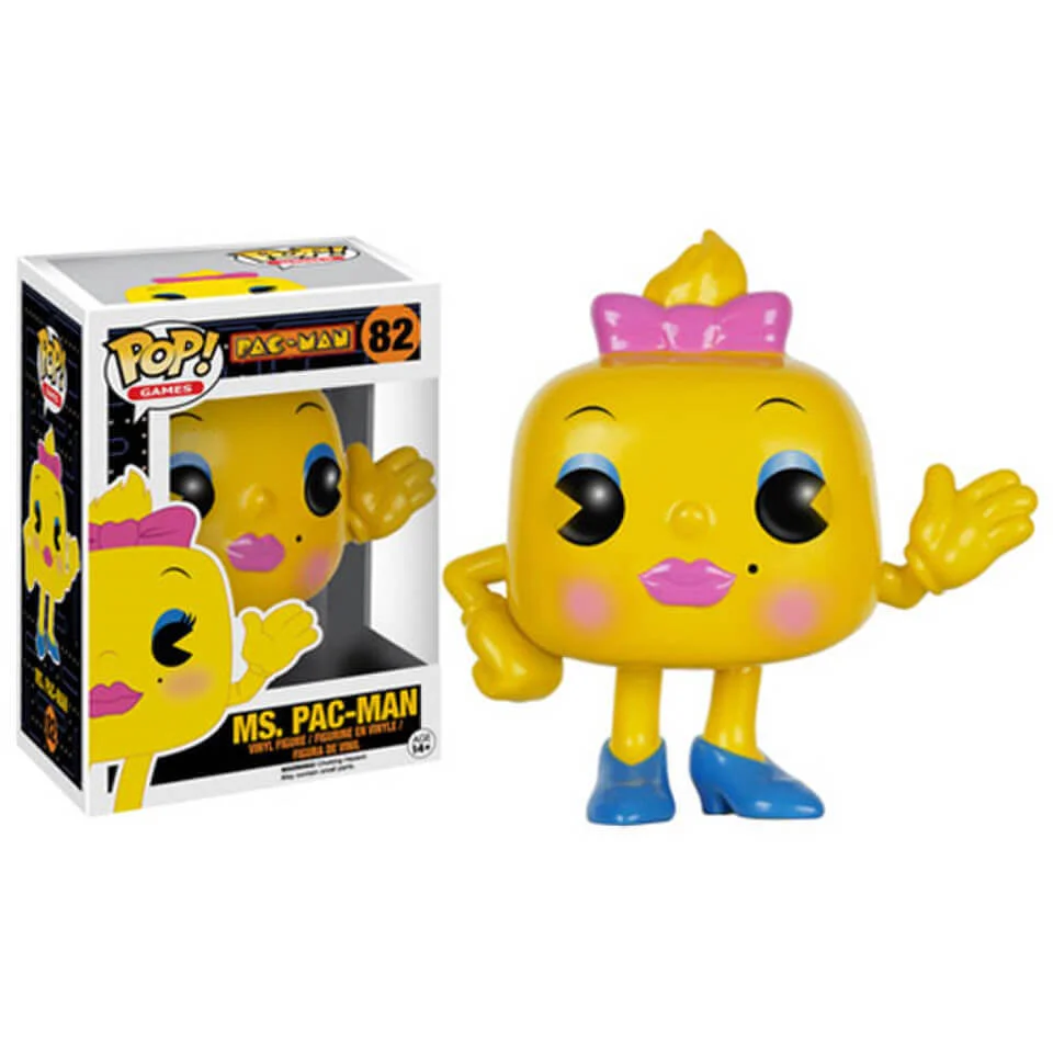 Pac-Man Ms. Pac-Man Pop! Vinylfigur Bild 1