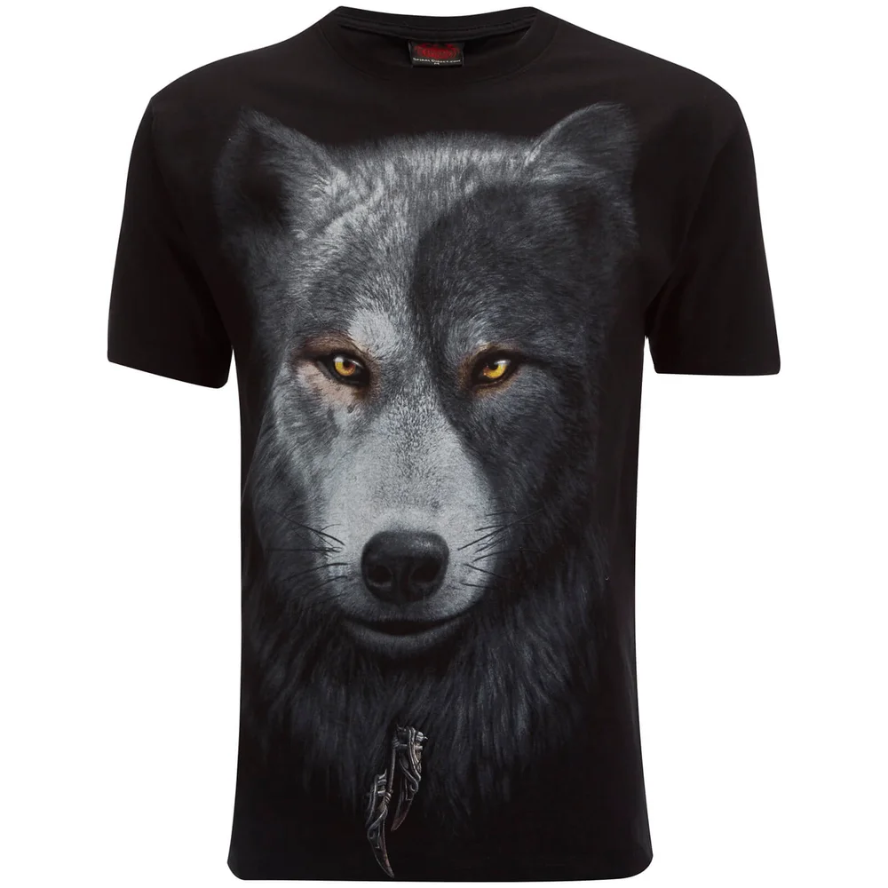 Spiral Men's Wolf Chi T-Shirt - Black - S - Schwarz Bild 1
