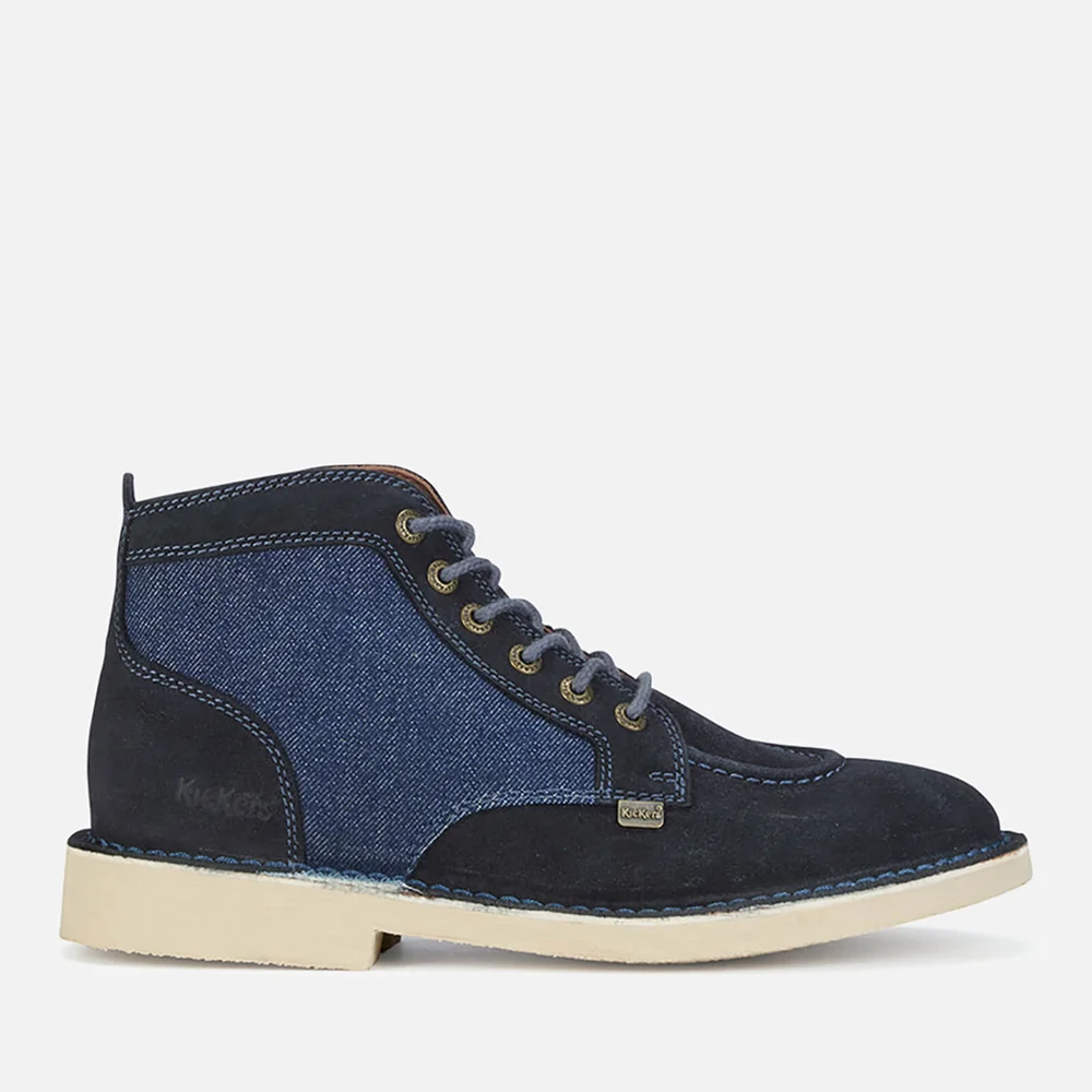 Kickers Men's Legendary Suede Lace Up Boots - Dark Blue - 6.5 Bild 1