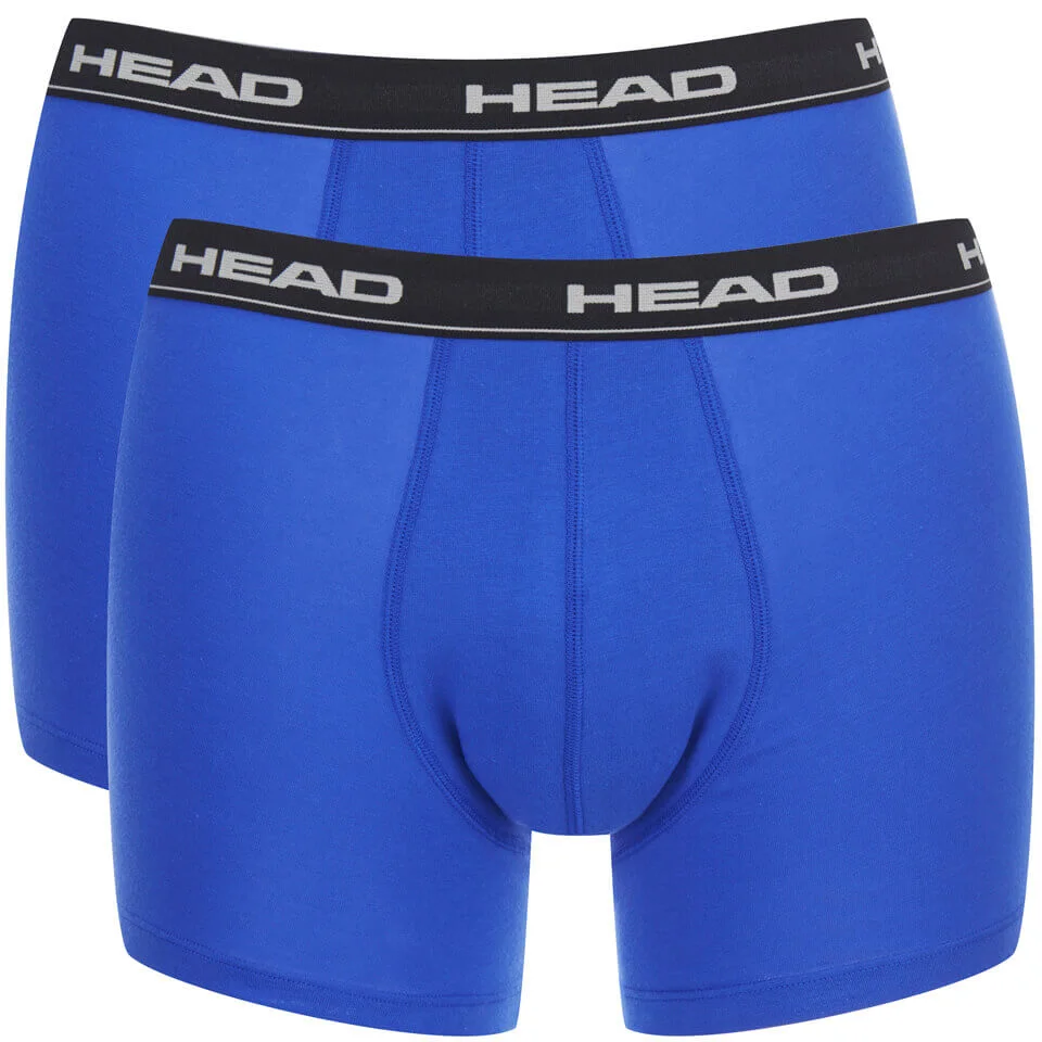 Head Men's 2-Pack Boxers - Blue/Black - S - Blau/Schwarz Bild 1