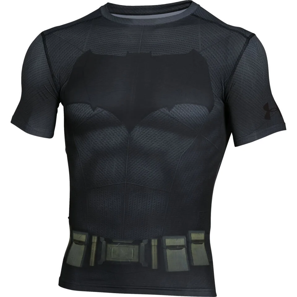 Under Armour Men's Transform Yourself Batman Compression Short Sleeve Shirt - Black - S - Schwarz Bild 1