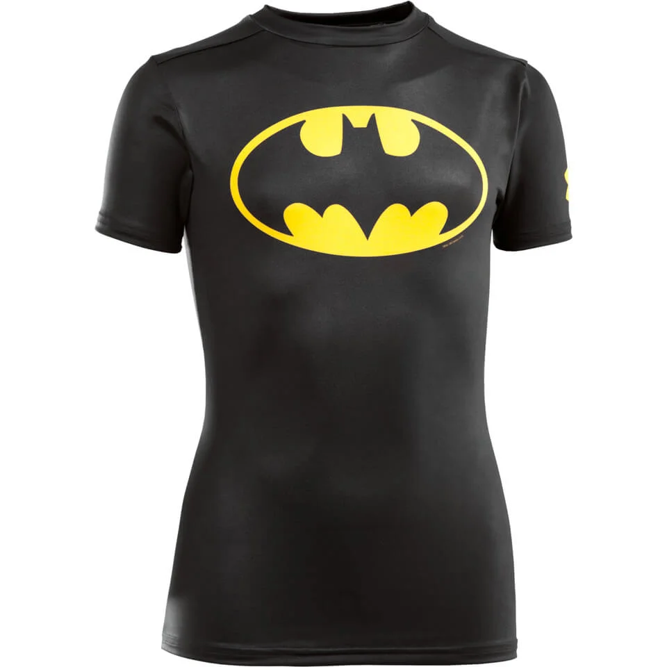 Under Armour Boys' Transform Yourself Batman Baselayer - Black - XS - Schwarz Bild 1