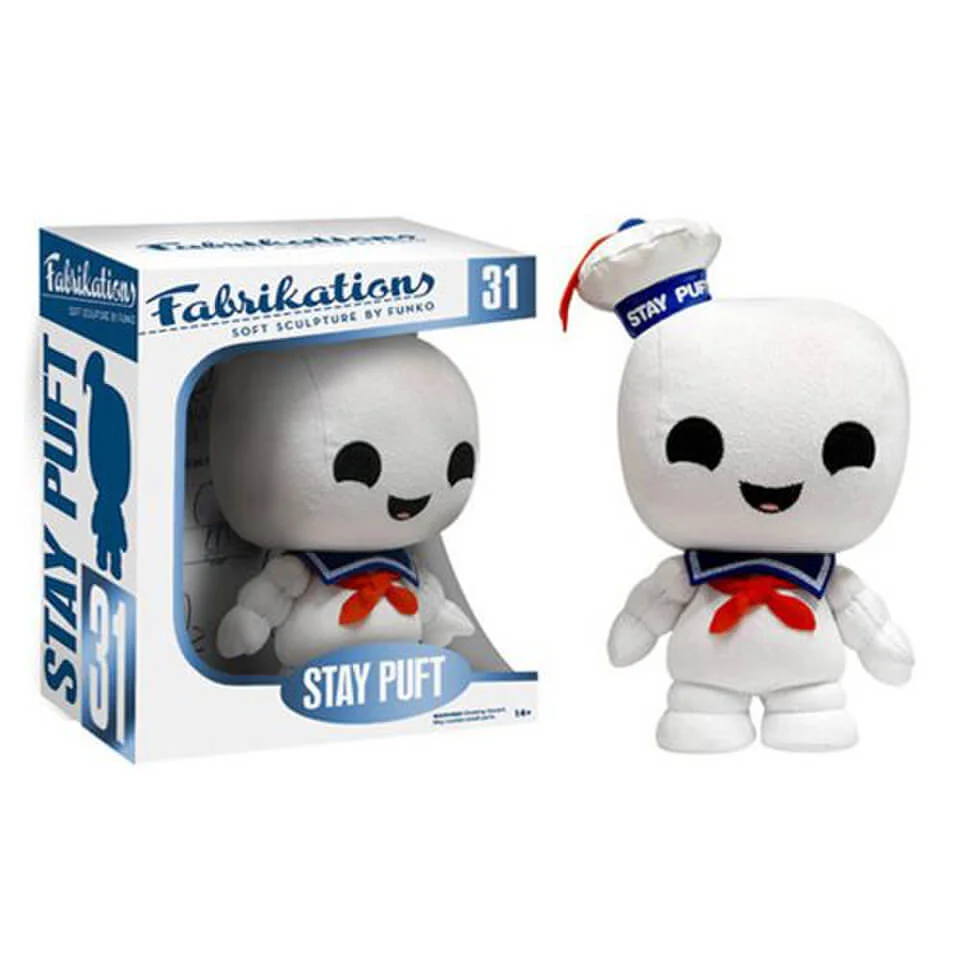 Ghostbusters Stay Puft Marshmallow Man Fabrikations Plüschfigur Bild 1