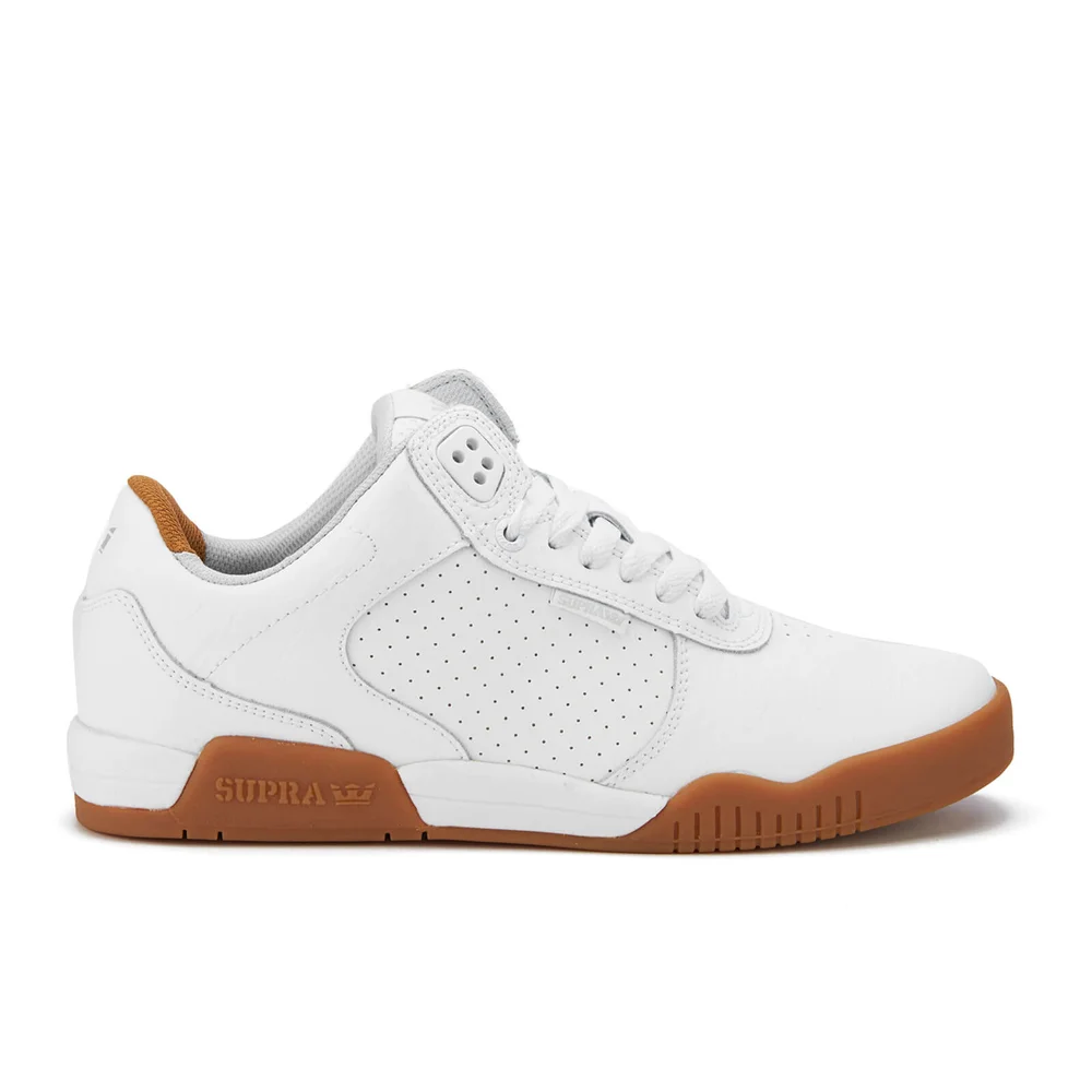 Supra Men's Ellington Trainers - White/Gum - UK 6 - Weiß Bild 1