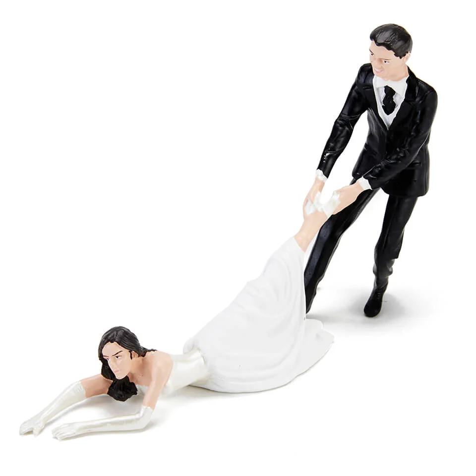 Reluctant Bride Cake Topper Bild 1