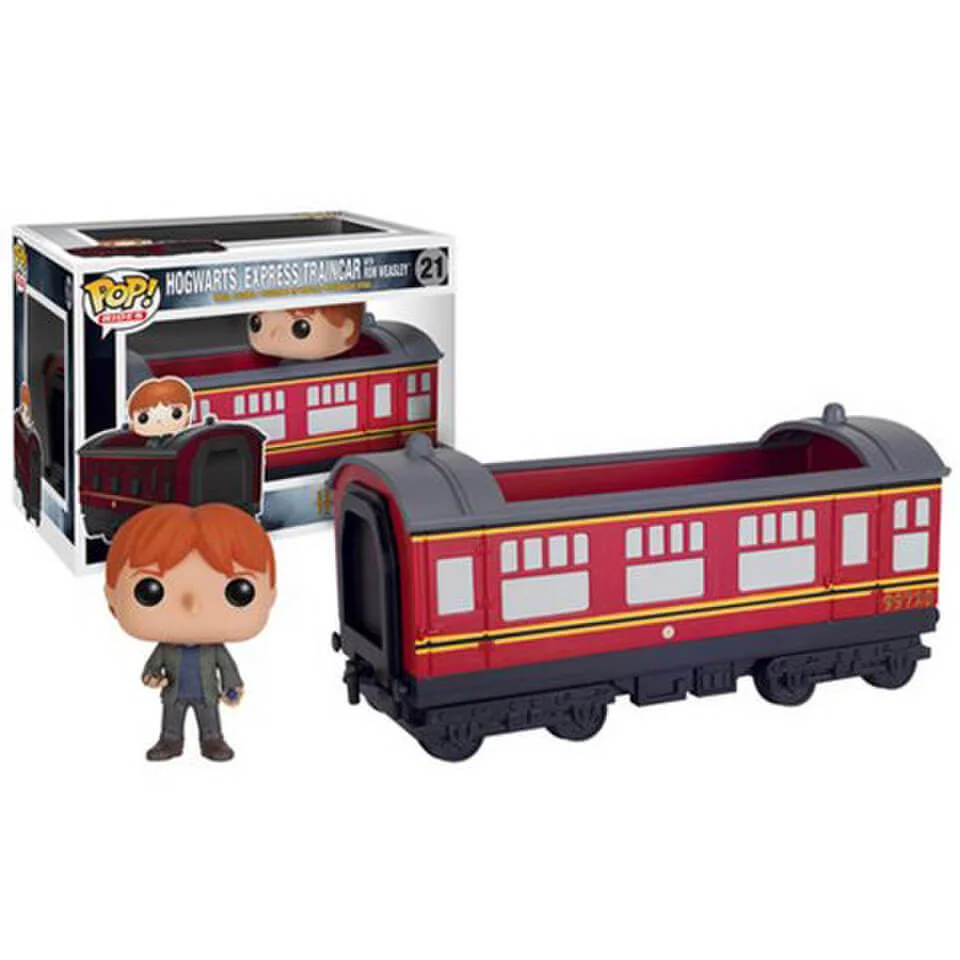 Harry Potter Hogwarts-Express Vehicle mit Ron Weasley Funko Pop! Figur Bild 1