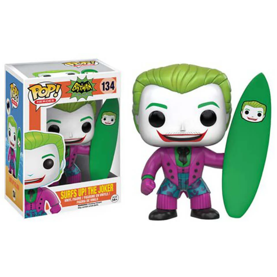 Batman Classic 1966 Surf's Up The Joker Funko Pop! Vinyl Figur Bild 1