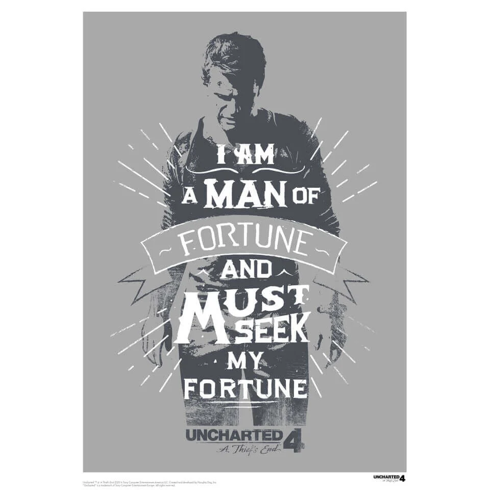 Exklusiver Uncharted 4 Kunstdruck - limitiert auf 995 Stück weltweit Bild 1