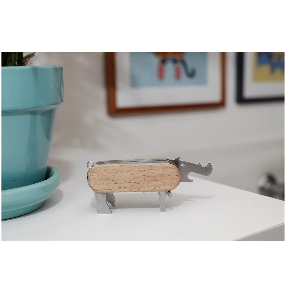 Animal 7-in-1 Multi-Tool - Brown/Silver Bild 1