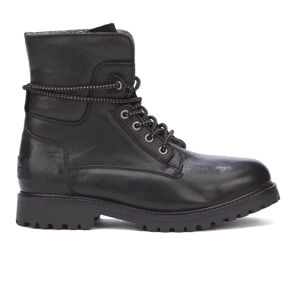 Wrangler Men's Aviator Roll Down Lace Up Boots - Black - UK 6 - Schwarz Bild 1