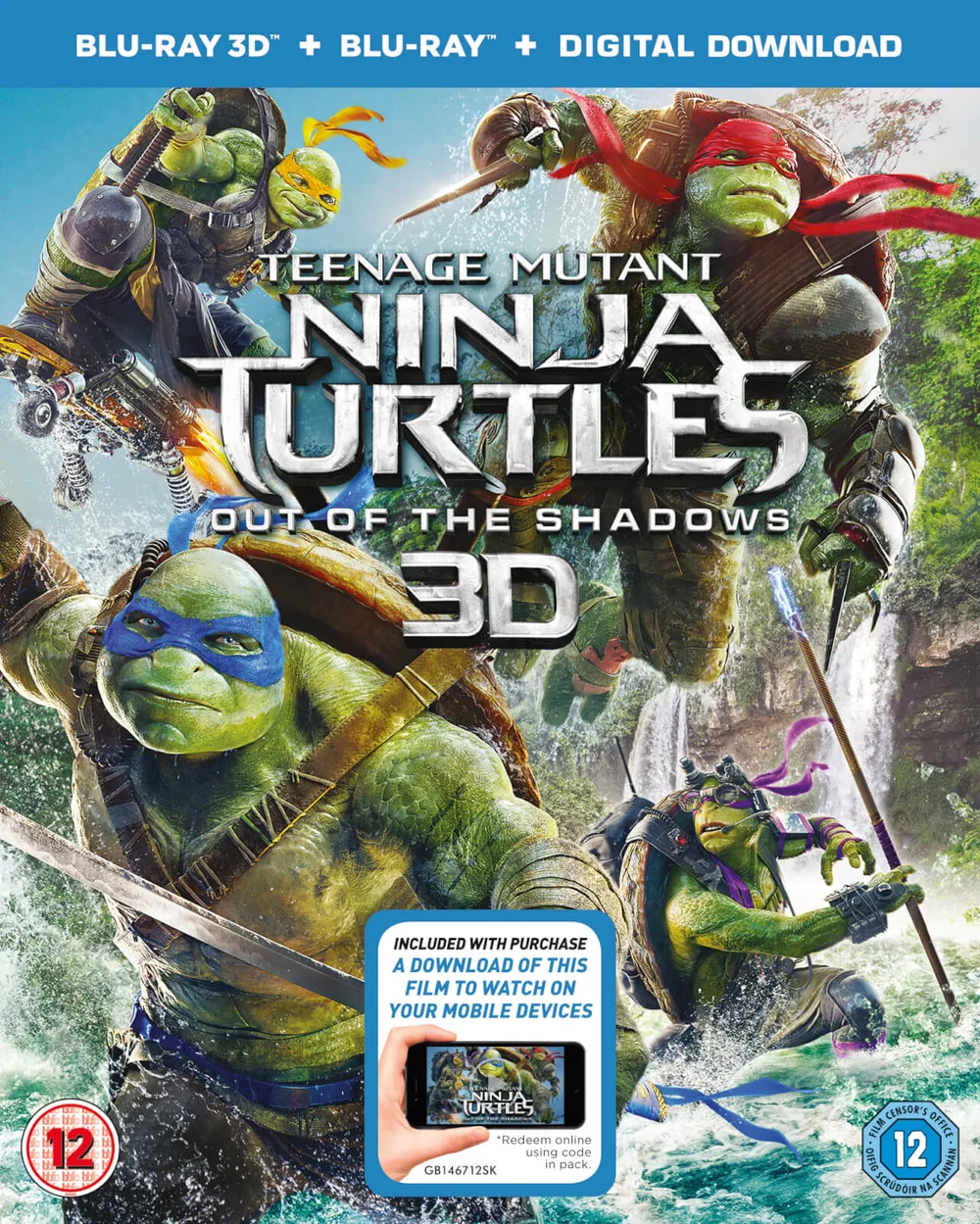 Teenage Mutant Ninja Turtles: Out Of The Shadows 3D (Includes 2D Version) Bild 1