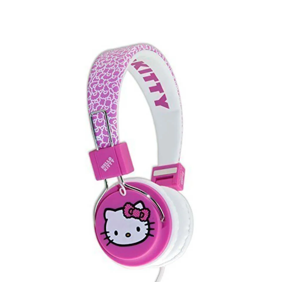 Hello Kitty Folding On-Ear Headphones - Fuzzy Bow Bild 1