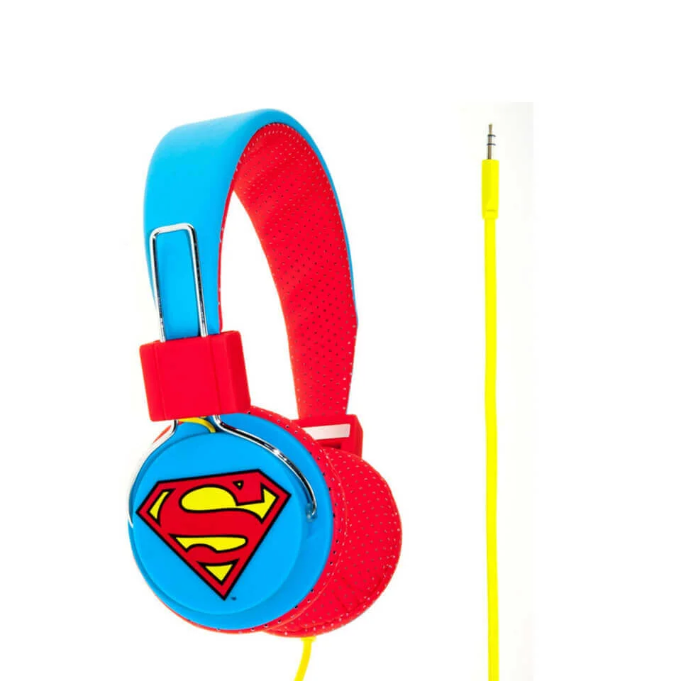 Superman Folding On-Ear Headphones - Superman Logo Bild 1