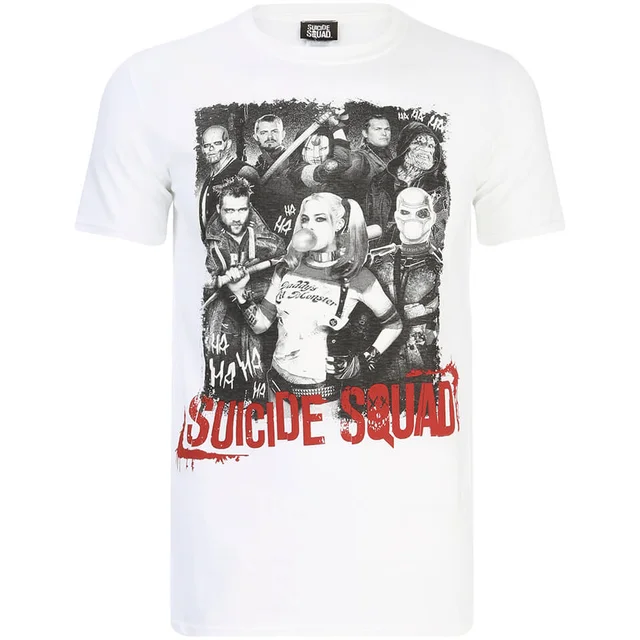 Suicide Squad Herren Harley Quinn and Squad T-Shirt - Schwarz