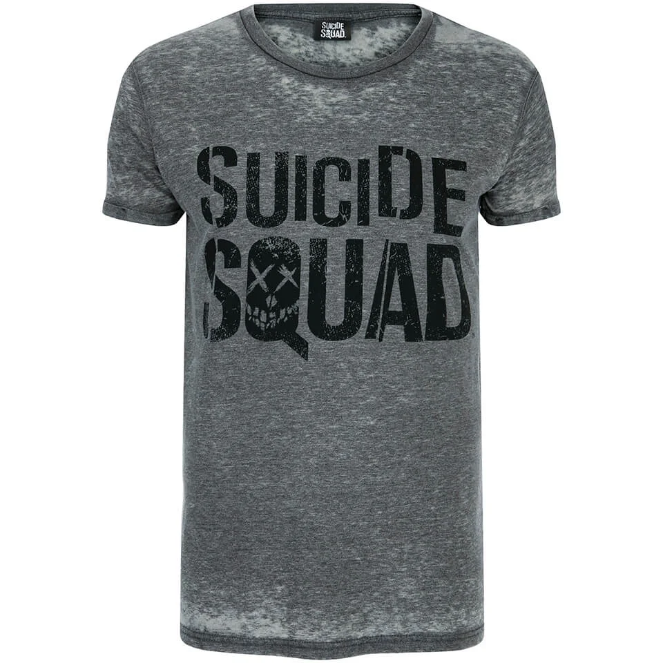 Suicide Squad Herren Suicide Squad Logo T-Shirt - Grau - S - Grau Bild 1
