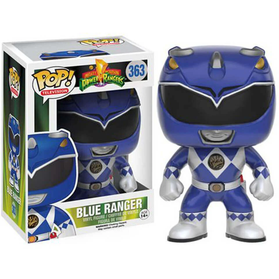 Mighty Morphin Power Rangers Blau Ranger Funko Pop! Figur Bild 1
