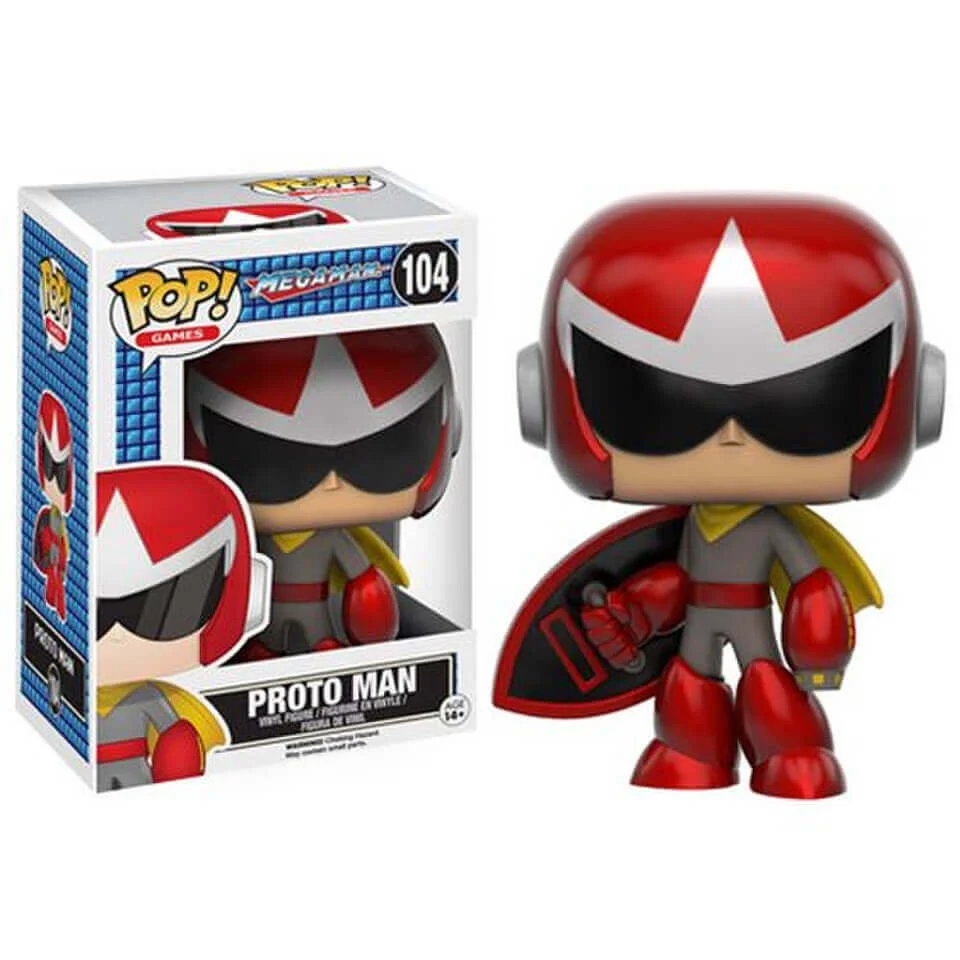 Mega Man Protoman Pop! Vinylfigur Bild 1