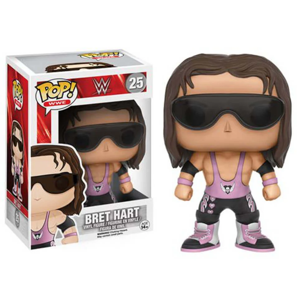 WWE Bret Hart Pop Vinyl Figure Bild 1