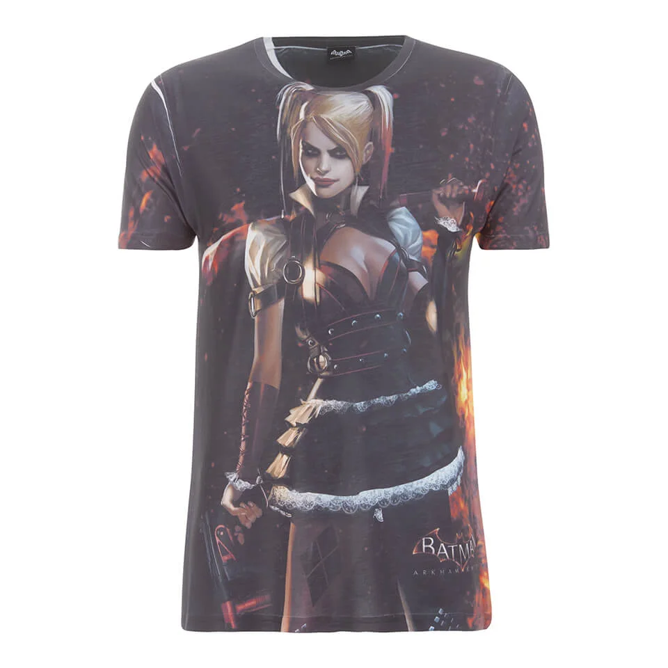 DC Comics Herren Batman Harley Quinn T-Shirt - Schwarz - S - Schwarz Bild 1