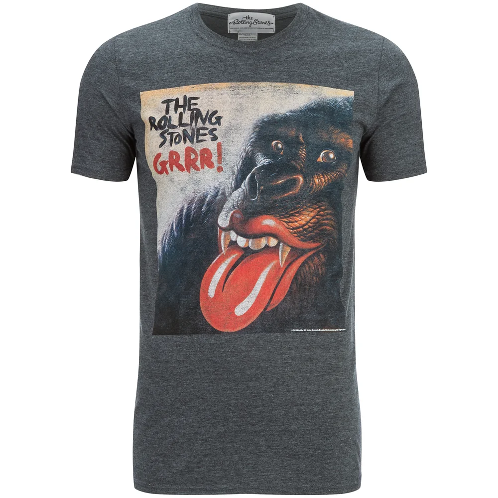 Rolling Stones Men's Gorilla Tongue T-Shirt - Grey - S - Grau Bild 1