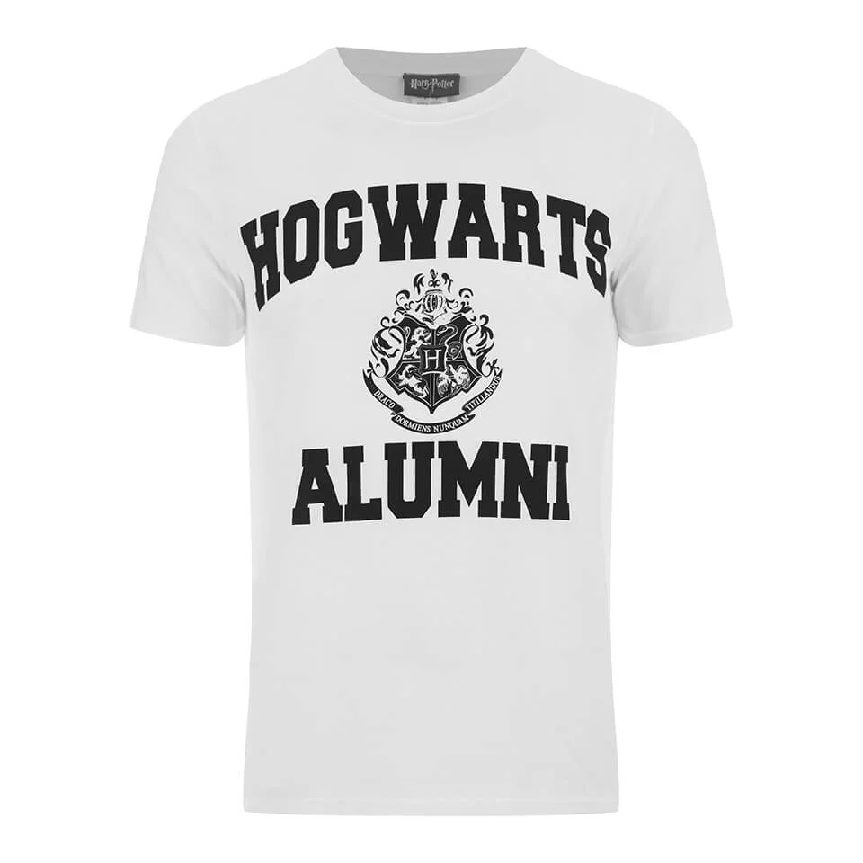 Harry Potter Herren Hogwarts Alumni T-Shirt - Weiß - S Bild 1