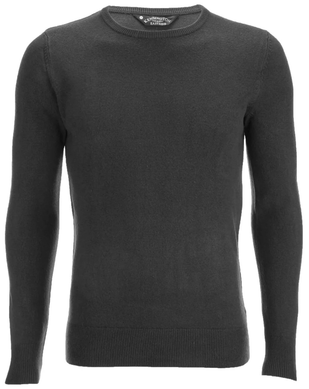 Kensington Eastside Men's Balint Crew Neck Jumper - Charcoal - M - Grau Bild 1