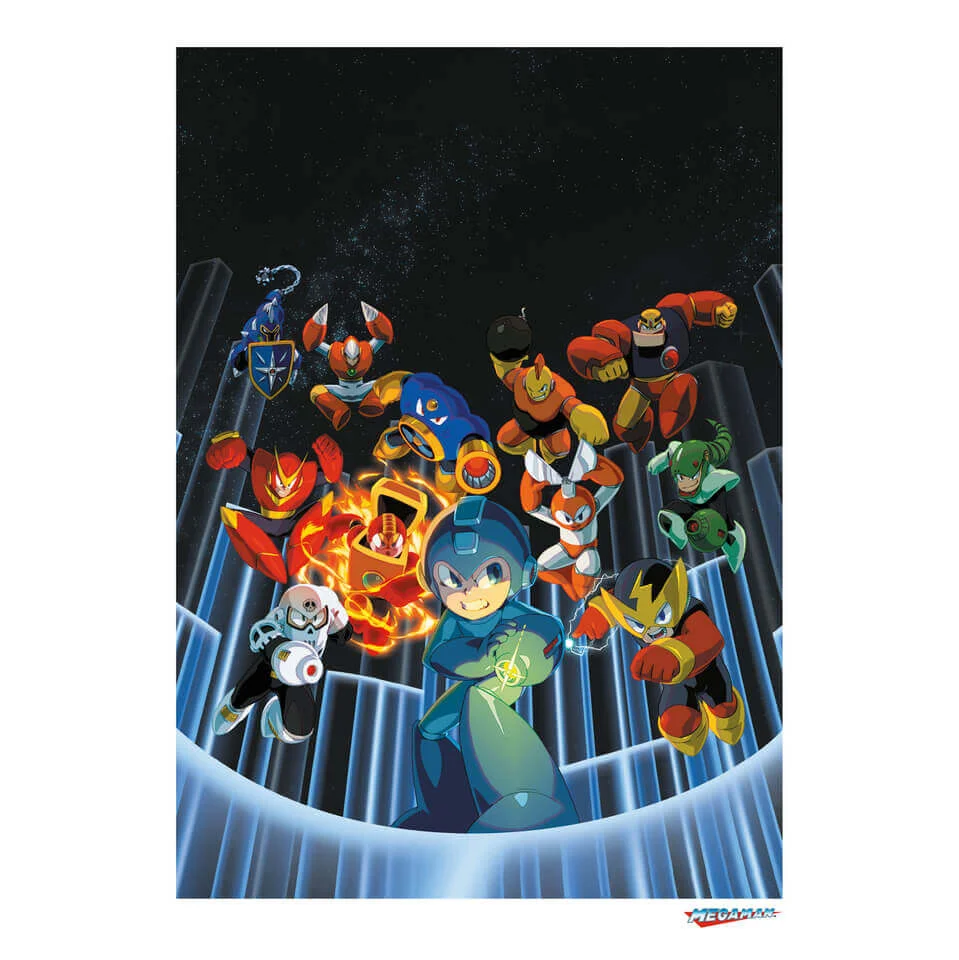 Mega Man Limited Edition Giclee Art Print - Timed Sale Bild 1