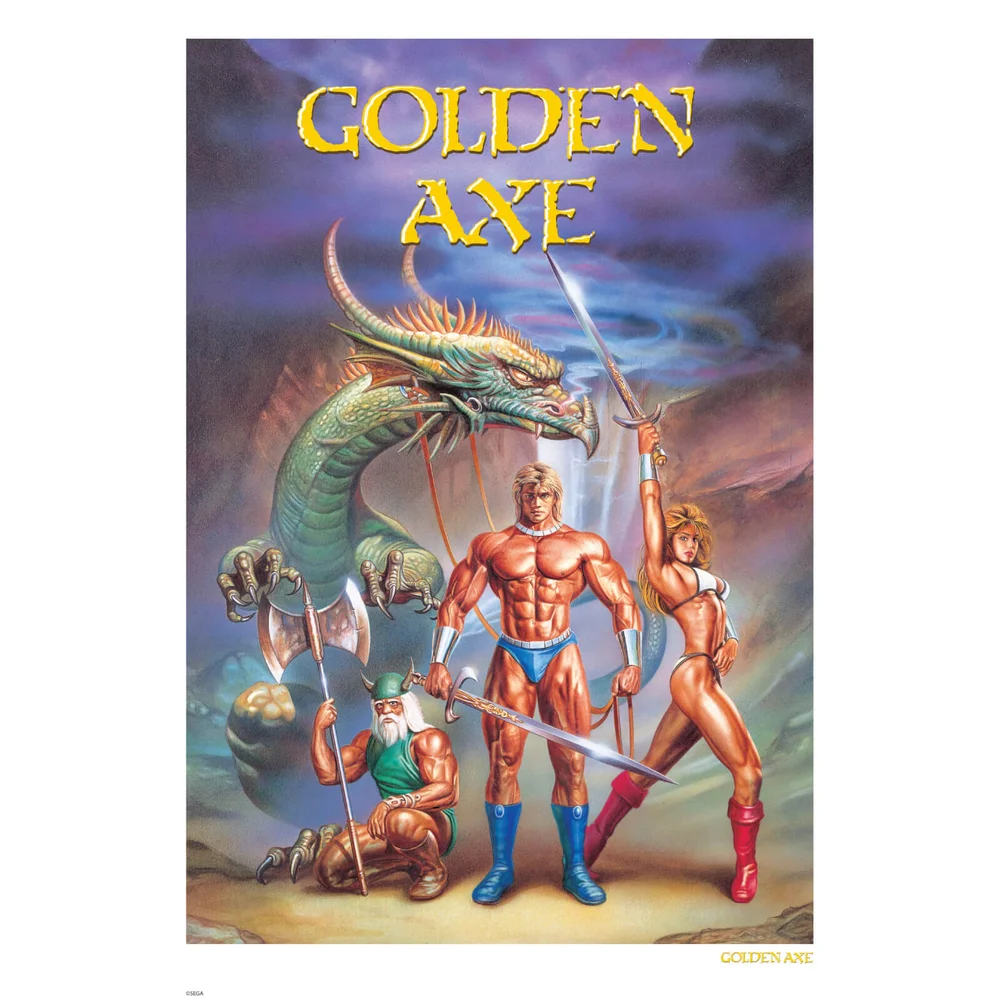 Golden Axe Limited Edition Giclee Art Print - Timed Sale Bild 1