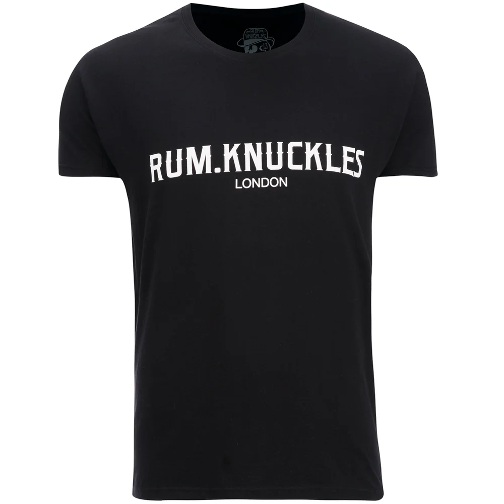 Rum Knuckles Men's London T-Shirt - Black - S - Schwarz Bild 1
