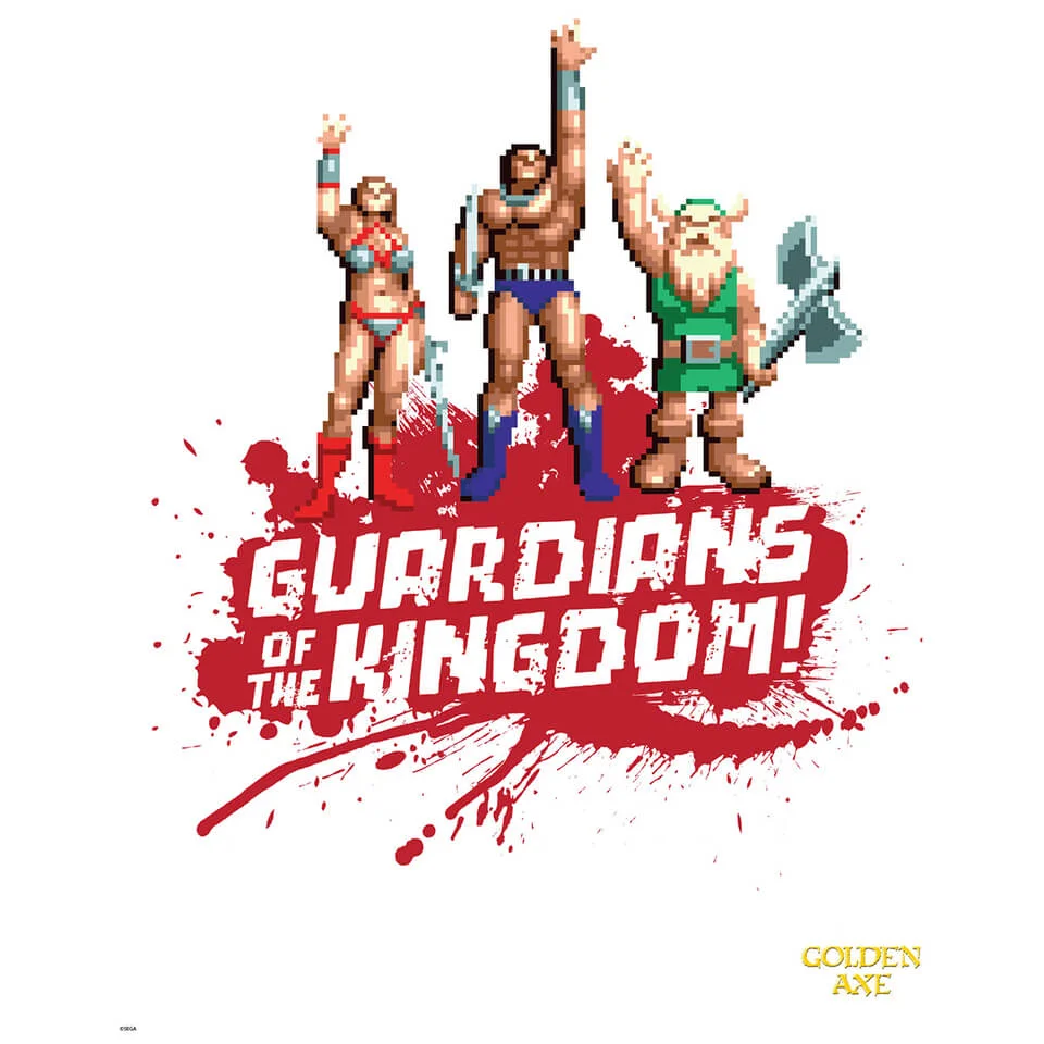 Golden Axe 'Guardians' Art Print - 14 x 11 Bild 1