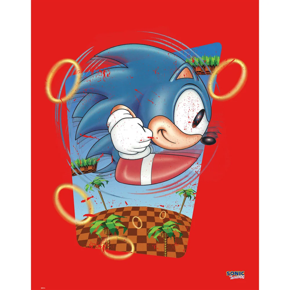 Sonic the Hedgehog 'Rings' Art Print Bild 1