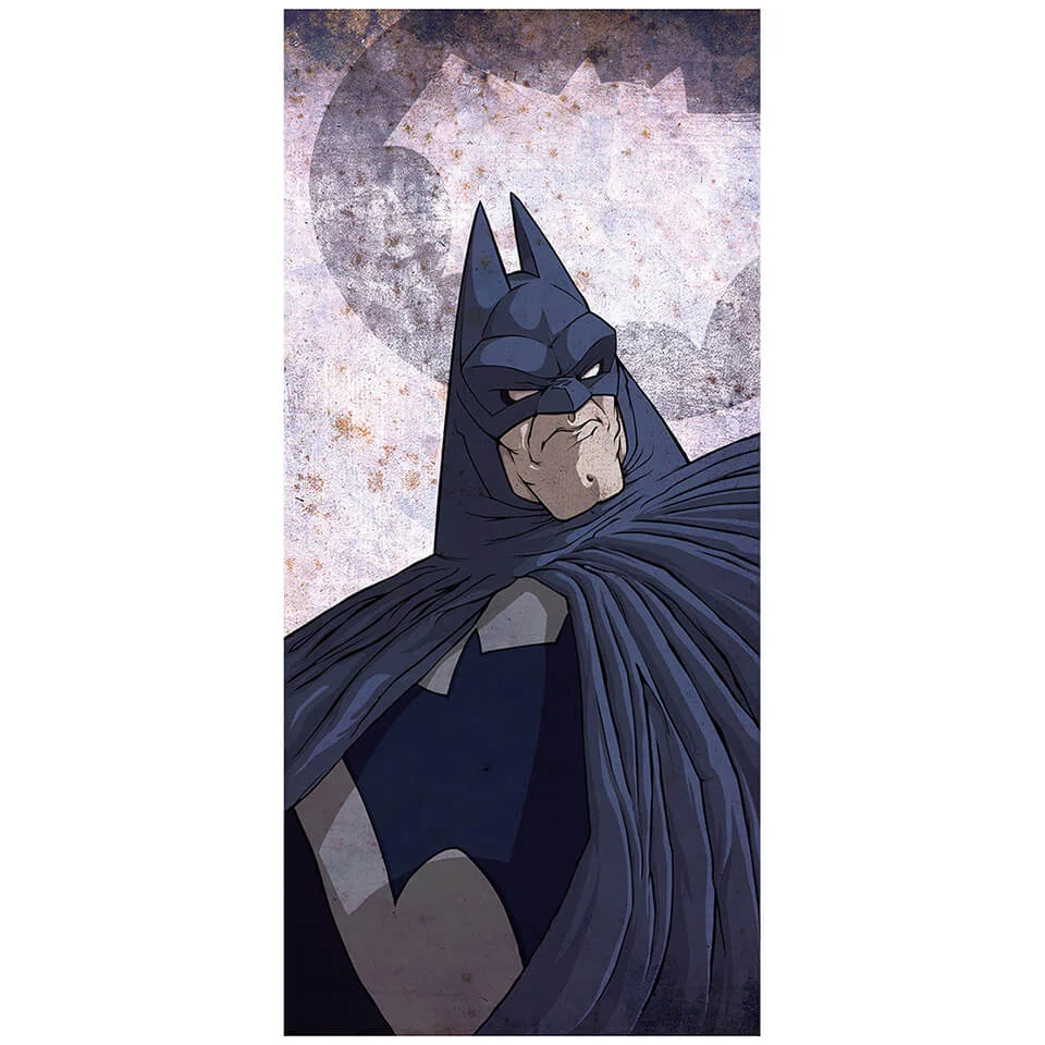 Knight Detective Batman Inspired Fine Art Print - 16.5" x 9.7" Bild 1