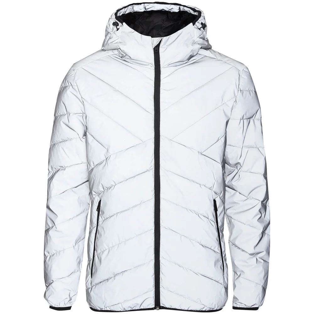 Jack & Jones Men's Core Metal Kit Puffer Jacket - Reflective - S - Metallisch Bild 1