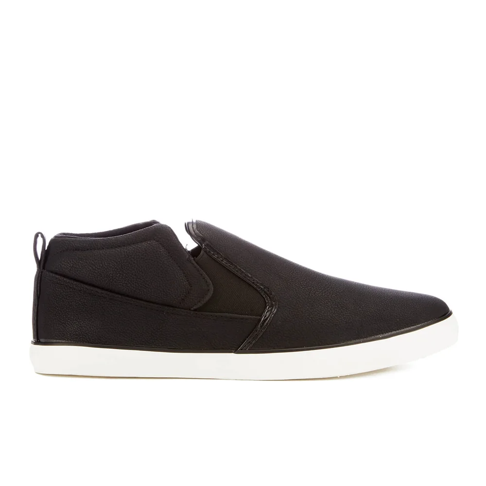 Brave Soul Men's Peate Slip On Trainers - Black - UK 6 - Schwarz Bild 1