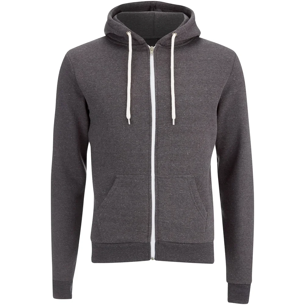 Soul Star Men's Berkley Zip Through Hoody - Charcoal - S - Grau Bild 1