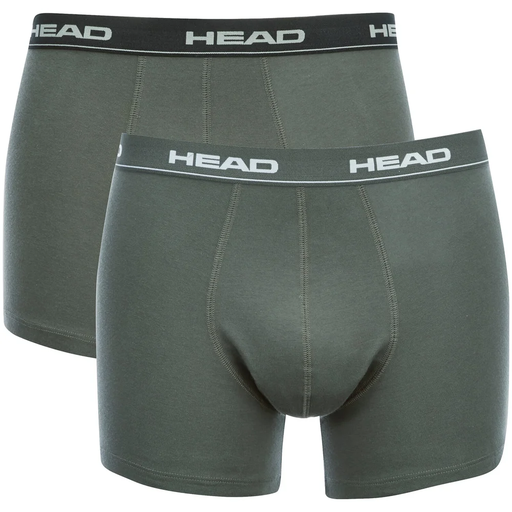 Head Men's 2-Pack Boxers - Black/Grey - S - Schwarz Bild 1