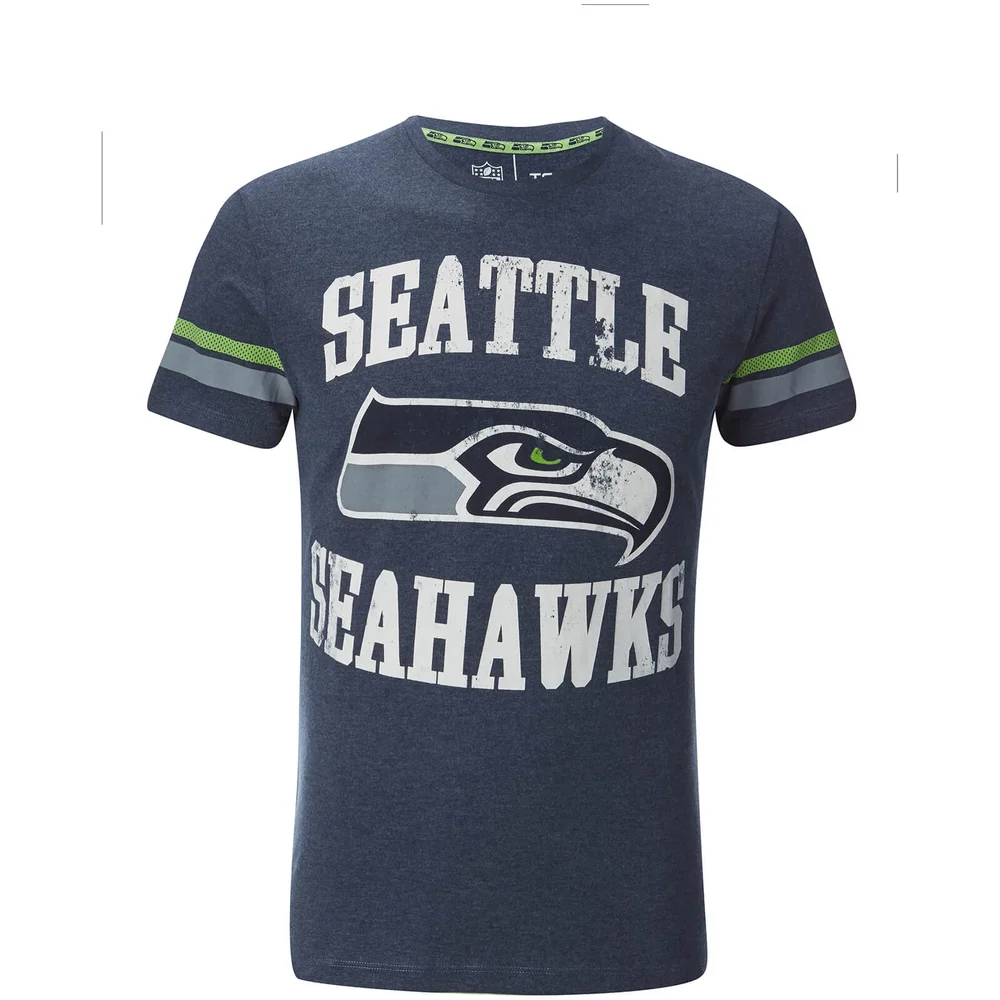 NFL Men's Seattle Seahawks Logo T-Shirt - Navy - S - Marineblau Bild 1