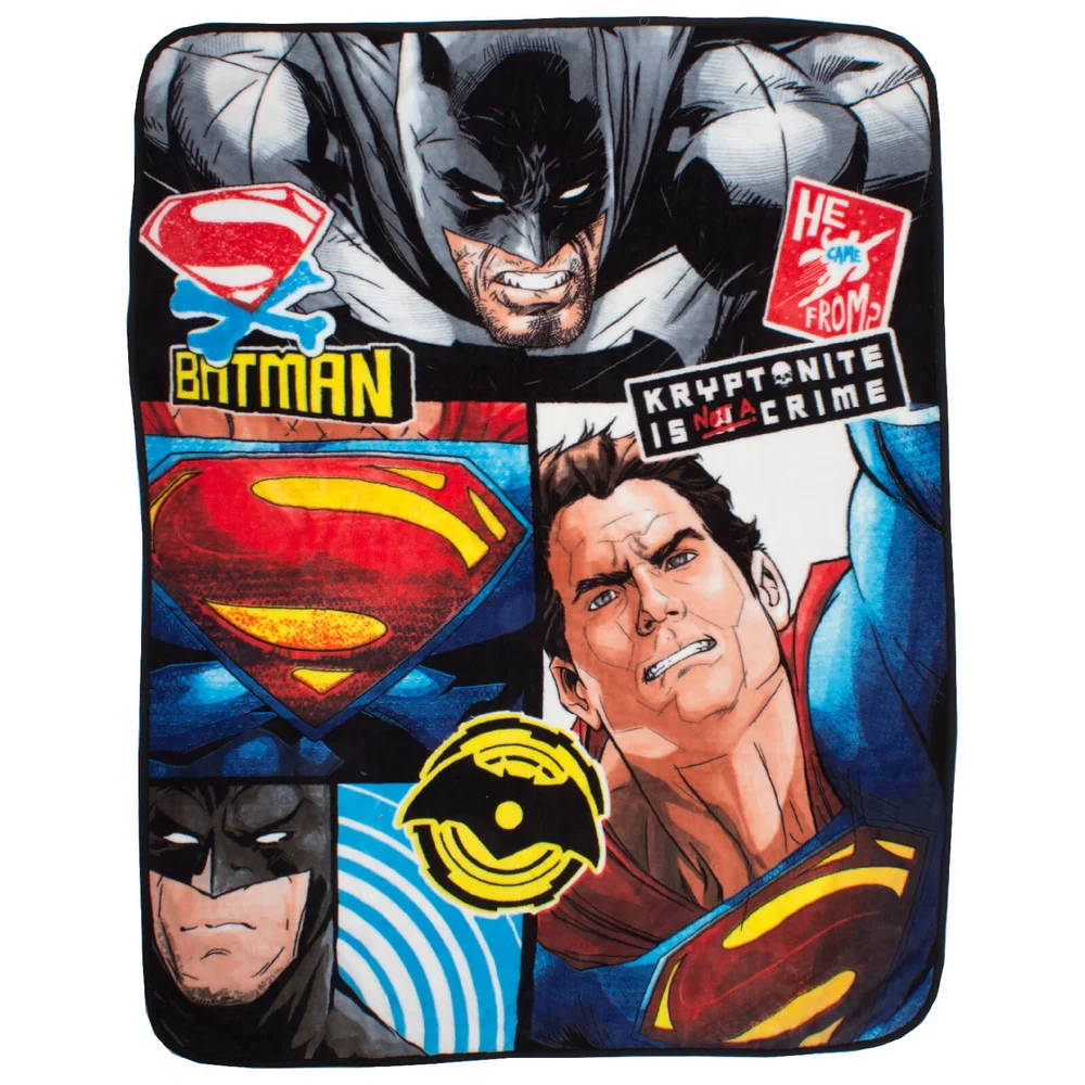 Batman v Superman Clash Coral Fleece Blanket - 120 x 150cm Bild 1