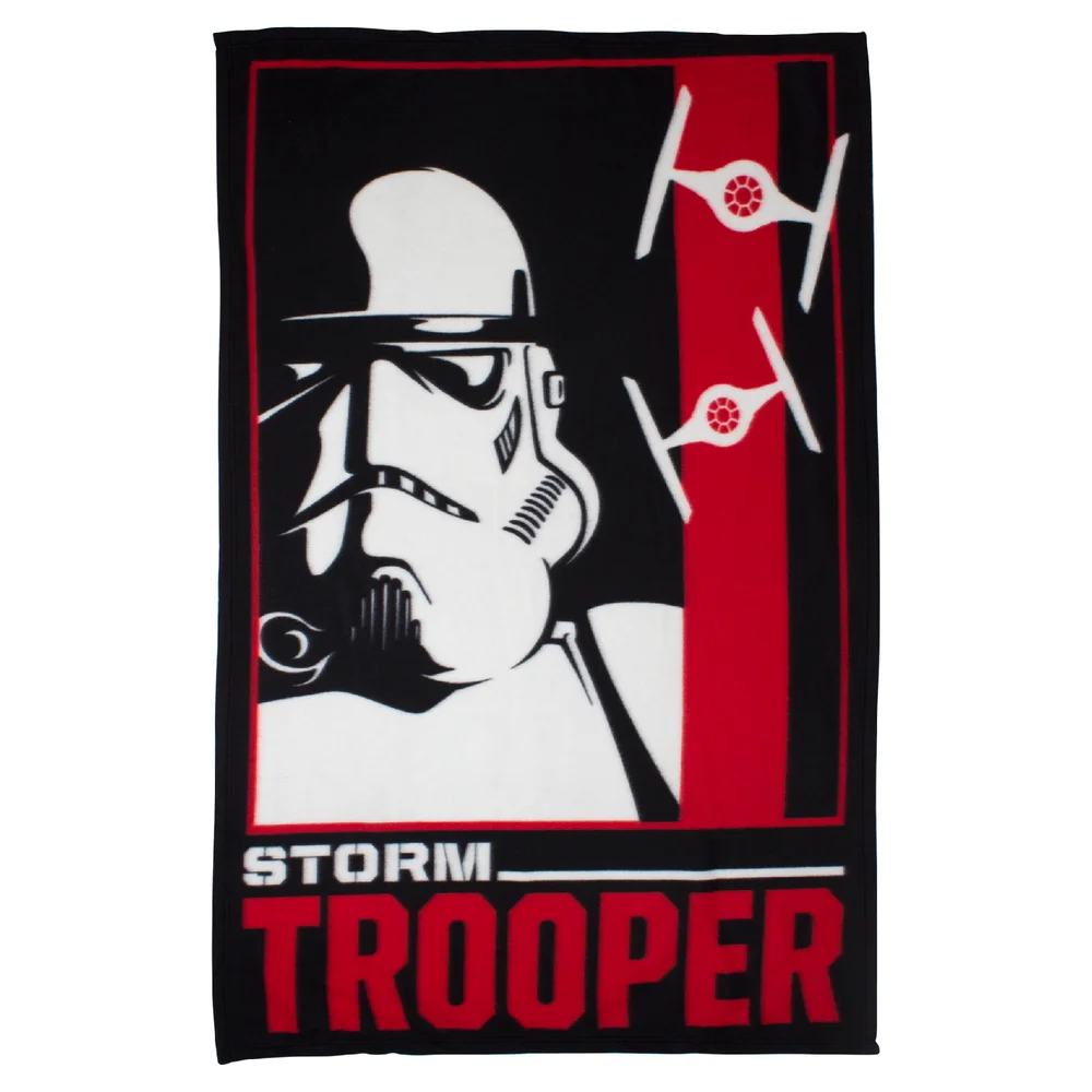 Star Wars Classic Stormtrooper Polar Fleece Blanket - 120 x 150cm Bild 1
