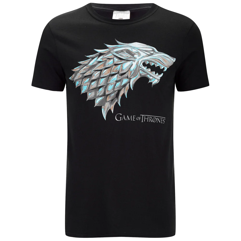 Game of Thrones Men's Stark Sigil T-Shirt - Schwarz - S - Schwarz Bild 1