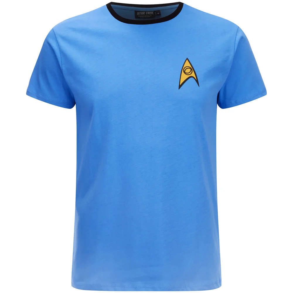 Star Trek Men's Science Uniform T-Shirt - Blau - S - Blau Bild 1