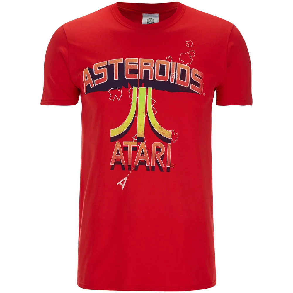 Atari Men's Asteroids Atari Vintage Logo T-Shirt - Red - S Bild 1